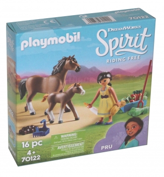 Playmobil DreamWorks Spirit Riding Free 70122 - Pru mit Pferd und Fohlen