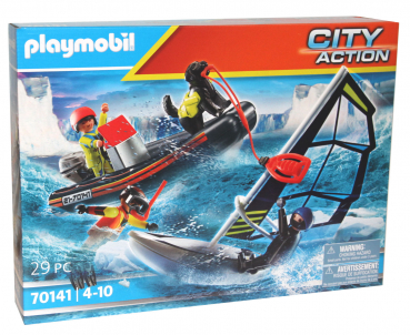 Playmobil City Action 70141 - Polarsegler Rettung mit Schlauchboot