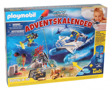 Playmobil 70776 - Adventskalender Badespaß Polizeitaucheinsatz
