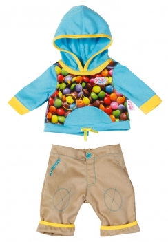 Zapf Creation 821411-2 - Baby Born Sweatshirt mit Hose für Baby Born Puppe