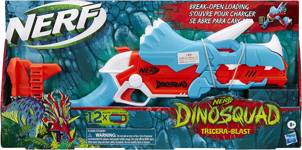 Hasbro 80508 - Nerf DinoSquad Tricera-Blast - Dart Blaster von Hasbro